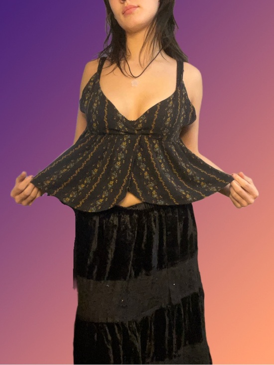 Volcom Tops - Volcom Black and Gold Tank Top